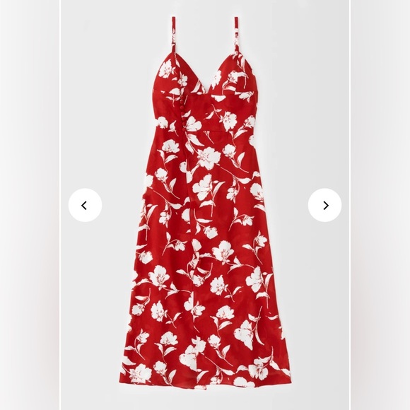 Petite Studio Floral Maxi Dress Summer Spring Casual Formal Red Lightweight - Picture 5 of 6